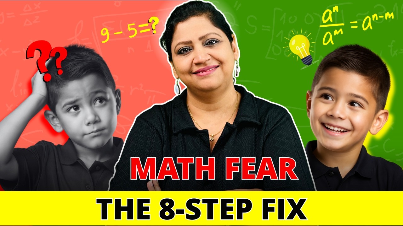 Boy Afraid Math Does Your Child Fear Math? | Here's the 8-Step FIX for Parents at Home ...
