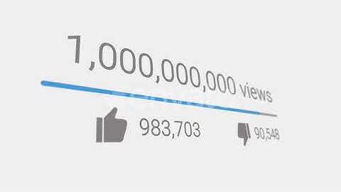 1 Billion Views Counter | Motion Graphics - Videohive template