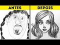 COMO DESENHAR PESSOAS || 22 FORMAS DE PASSAR DE AMADOR PARA UM ARTISTA