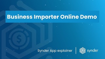 Business Importer Online Demo | Synder