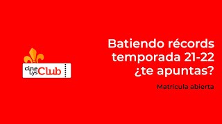 Cine Club Lys 2022 2023 Matrícula Abierta
