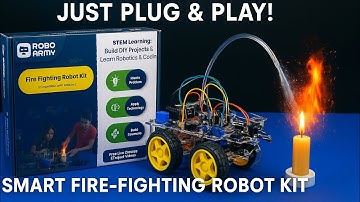 Pre-Assembled Fire-Fighting Robot Kit | Build & Test Smart Fire Extinguisher Robot | RoboArmy