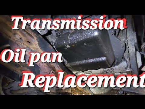 How to remove & replace leaky transmission Oil pan for Dodge Caravan