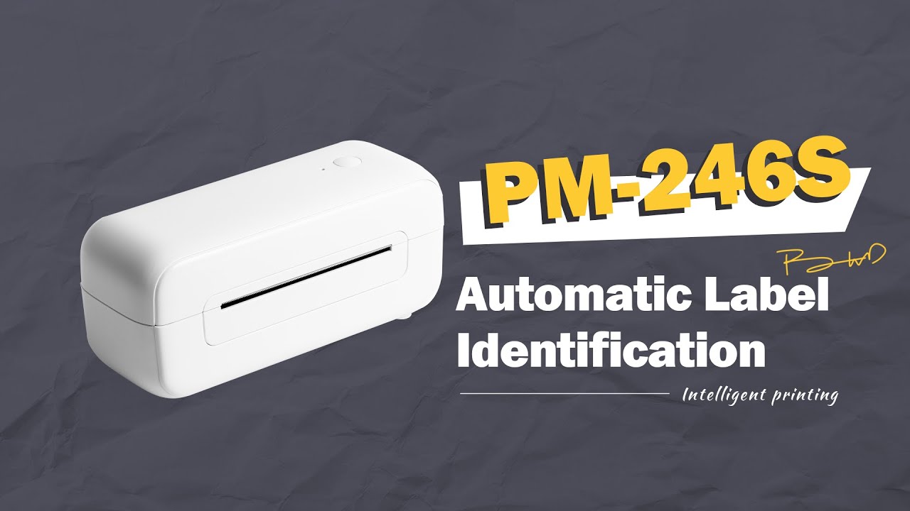 Phomemo PM-246S Tutorial: Automatic Label Identification丨Setup