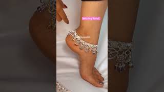 wedding special silver Payal, song mashup DJ Remix #shorts #viral #payal #anklets