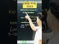 Differentiation  PYQ CBSE 2024 ( Part 1 ) Continuity Differentiability Chapter 5 Class 12 Board 2025