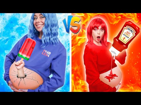 Hot Pregnant vs Cold Pregnant! Funny Pregnancy Situations