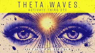 Third Eye  Pineal Gland Activation Pure Tone Theta Waves Kaleidoscope