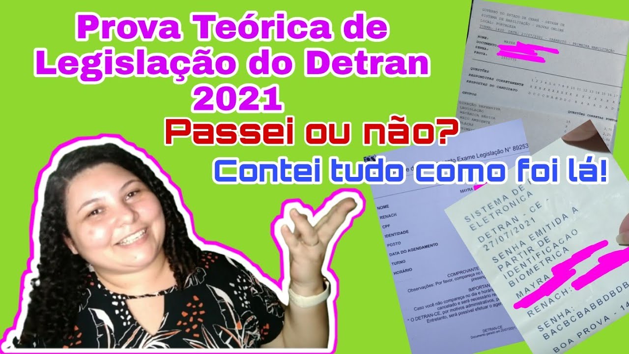 Prova Teórica de Legislação do Detran 2021. 🦋Contei tudo sobre a minha🦋 ...
