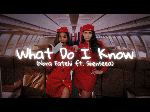 What Do I Know Just A Girl Nora Fatehi Ft Shenseea Lyrics 
