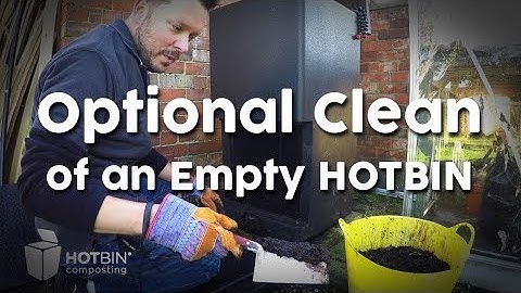 Optional Clean if Your HOTBIN Composter is Empty
