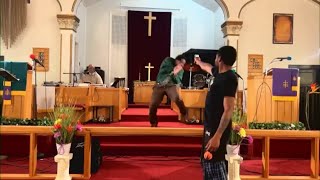 Man pulls out gun on Pastor in Pennsylvania church