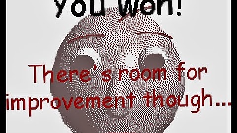 SECRET CLASSIC ENDING[No commentary/guide/walkthrough](Baldi