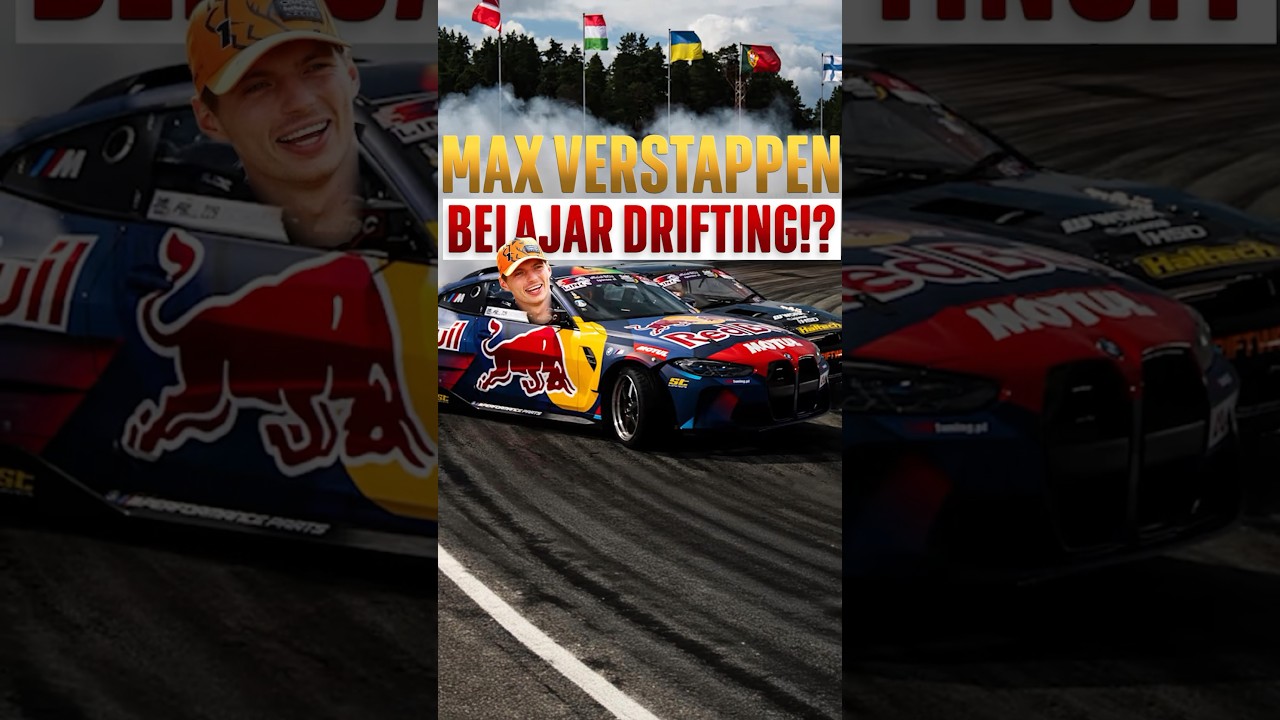 Max Verstappen Belajar Drifting?! #rumahbalapan #f1 #shorts