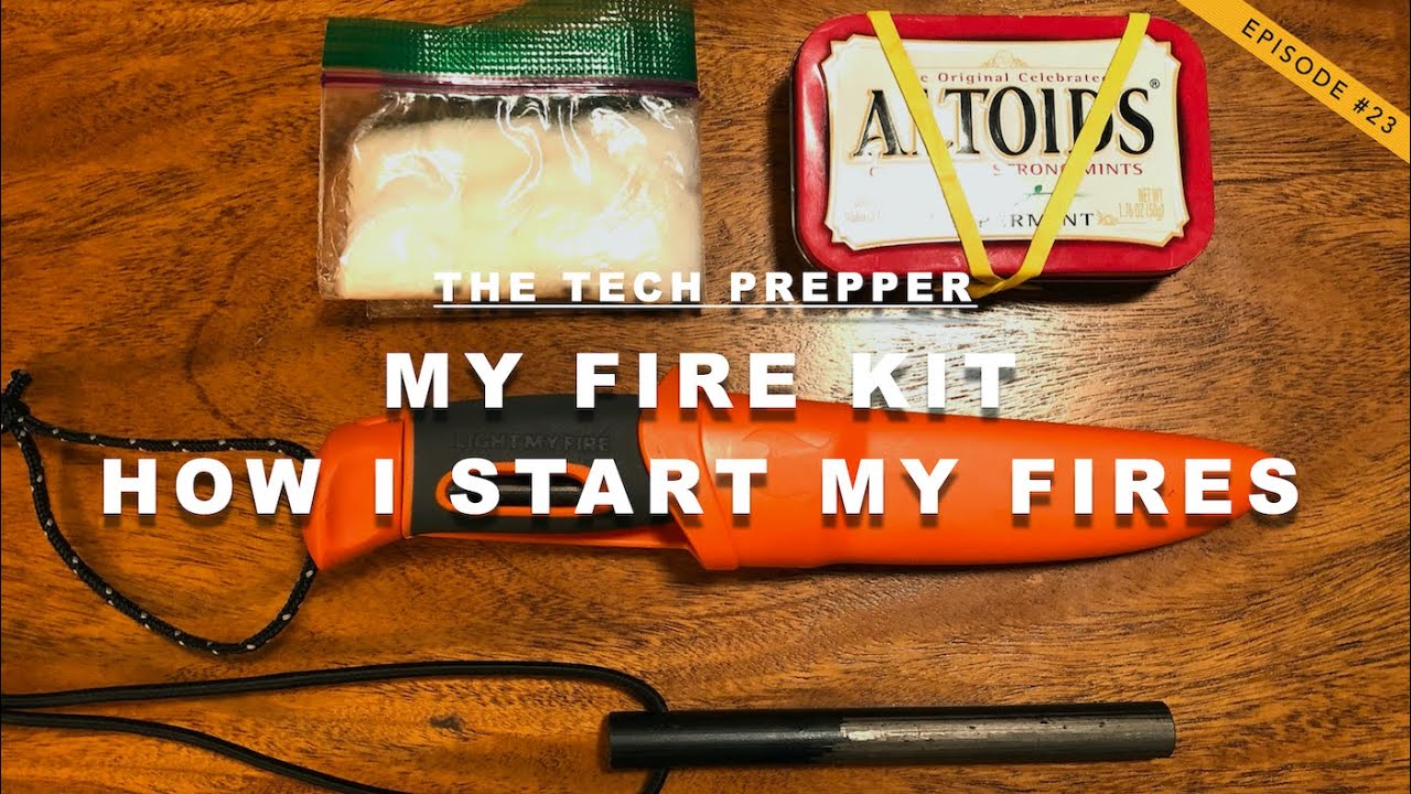 My Fire Kit & How I Light a Fire YouTube