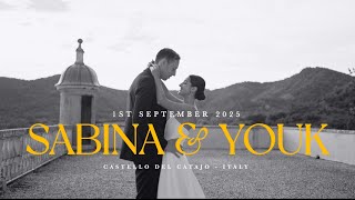 Sabina & Youk Destination Wedding In Italy Castello Del Catajo
