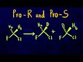 Pror and pros notation   prochiral centre  stereochemistry  organic chemistry  chemistry