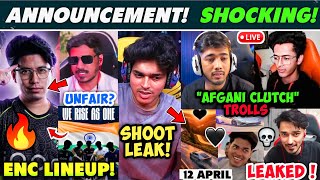 ENC PUBGM Lineup (Ayogi) 🏛️ Jonathan Org Shoot Leak (12 April) 🤫 Admino Troll Jonny 🔞 Scout Trolls 😤