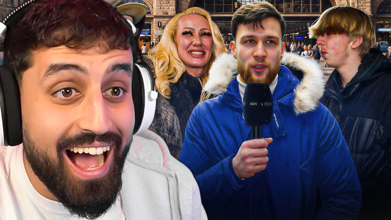 STRASSENUMFRAGE AM HAUPTBAHNHOF WAR LACHKICK..! 🤣 (denizon)