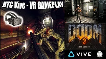 DOOM 3 BFG VR Gameplay on HTC Vive with roomscale and motion controller tracking in Virtual Reality!