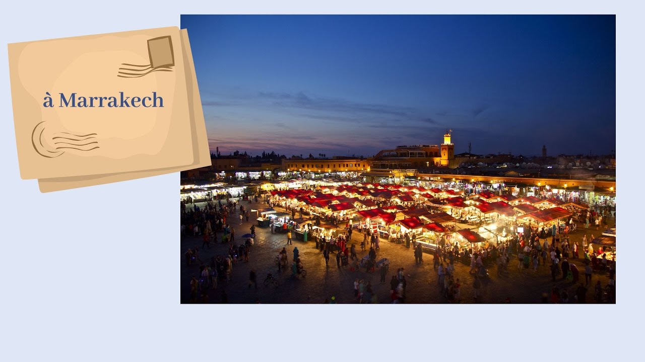 Carte postale sonore à Marrakech