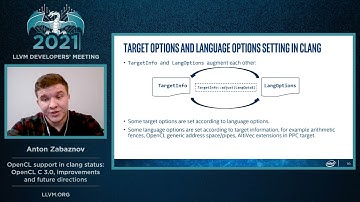2021 LLVM Dev Mtg “OpenCL support in clang status: OpenCL C 3.0, improvements and future directions”