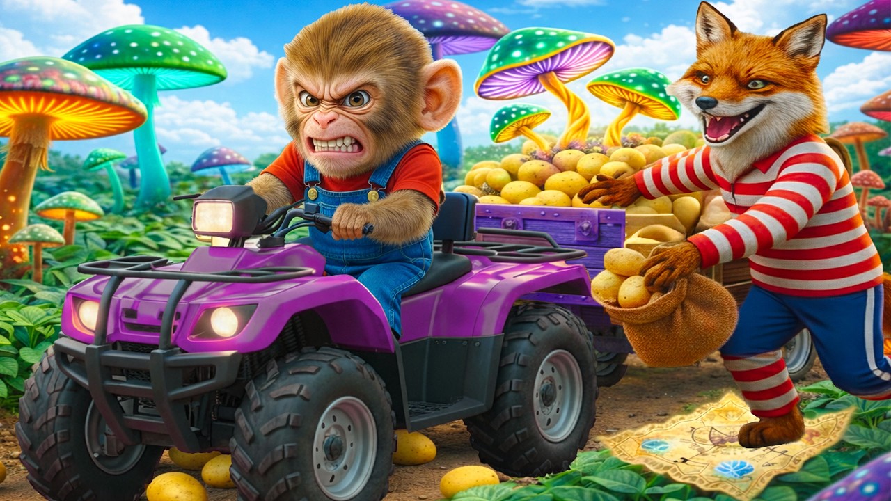 Monkey iZi Farm Run Turns CHAOTIC When a Cow Sinks in Deep Mud — His Genius Rescue SHOCKS All! 😱🐄