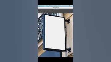 Lighting Box Signage Mockup | Mockup Photoshop