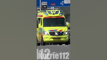 [WAIL SIRENE] Oude DELFIS NED #Ambulance 03-156 Meppel met spoed #throwbacktuesday #rettungswagen
