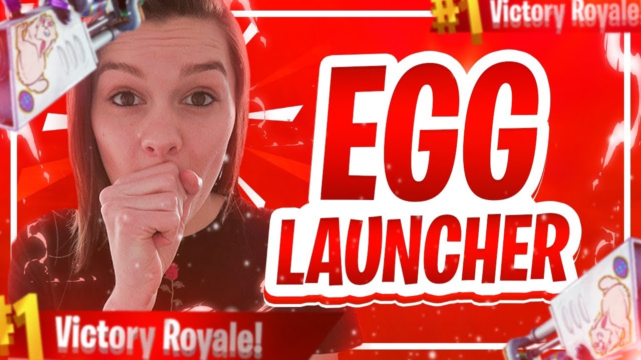 EGG LAUNCHER RAMPAGE! EGG LAUNCHER GAMEPLAY! (Fortnite Battle Royale