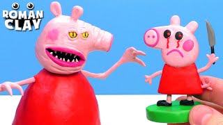 Scary Peppa Pig.exe with Clay | Piggy.exe - I Can Count To Three