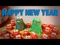 Happy new year  stop motion animation animation waaber
