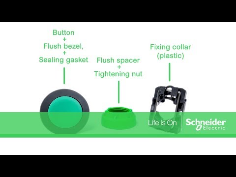 square diamond earrings How to assemble Harmony XB5 Flush mounting plastic solutions