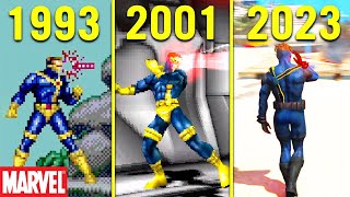 Evolution of Cyclops (X-Men Member) in Games (1989-2023)