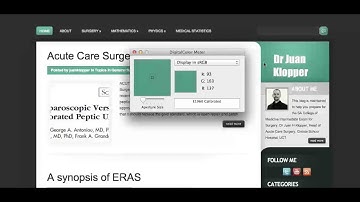 Using DigitalColor Meter for MacOS X