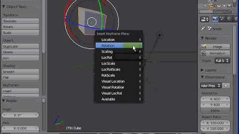 Introduction to animating stuff in Blender - part 1