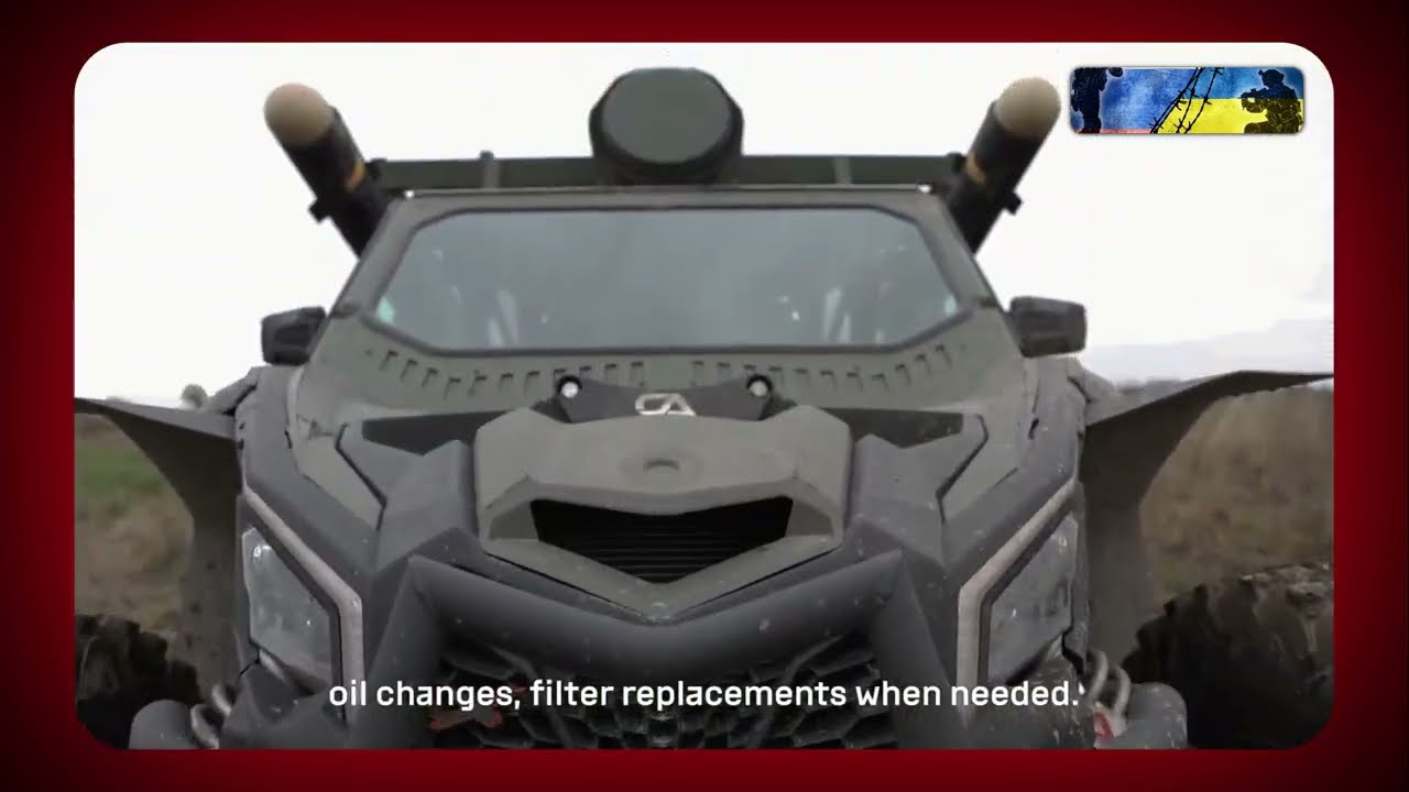 Ukrainian Forces Wipe Out Russian Drone Swarm with Mobile Combat Vehicle