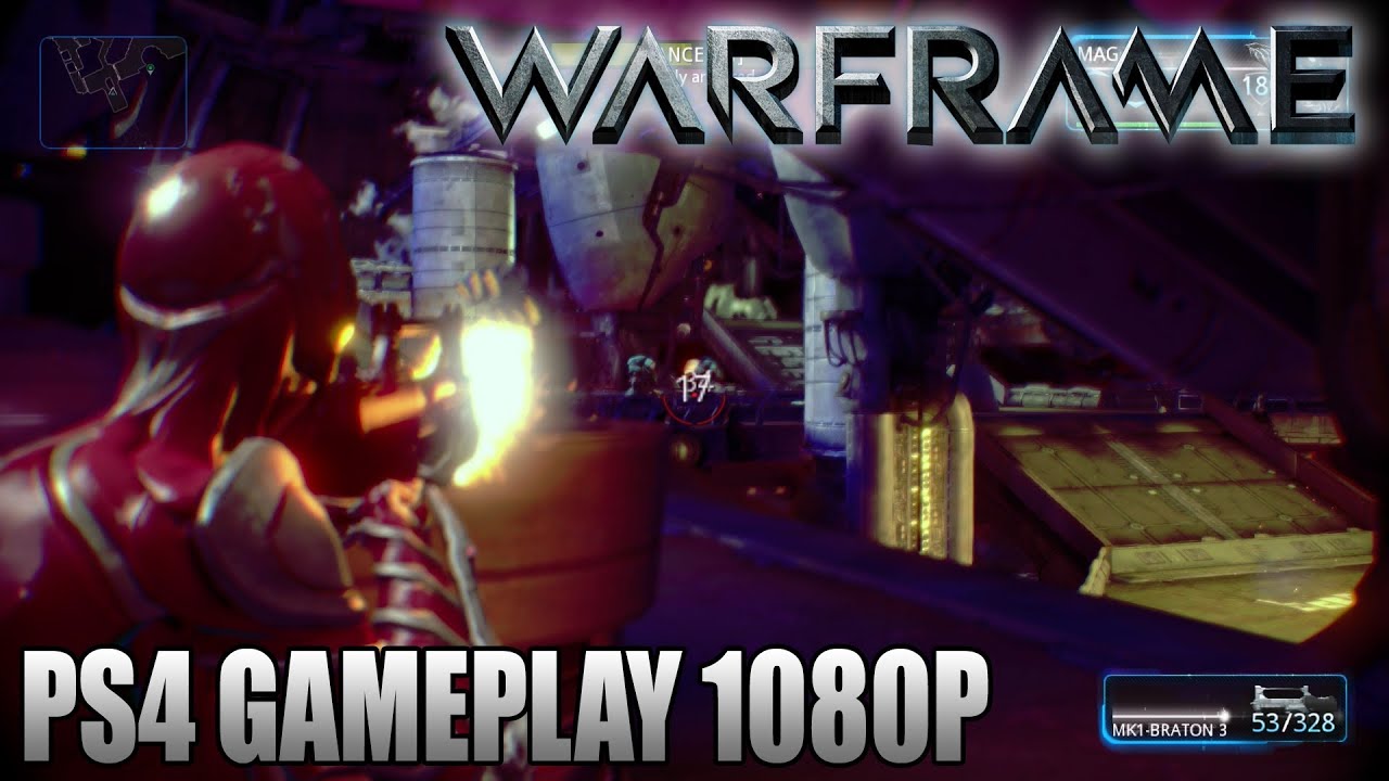 Warframe | Online Co-op First look | PS4 gameplay 1080p