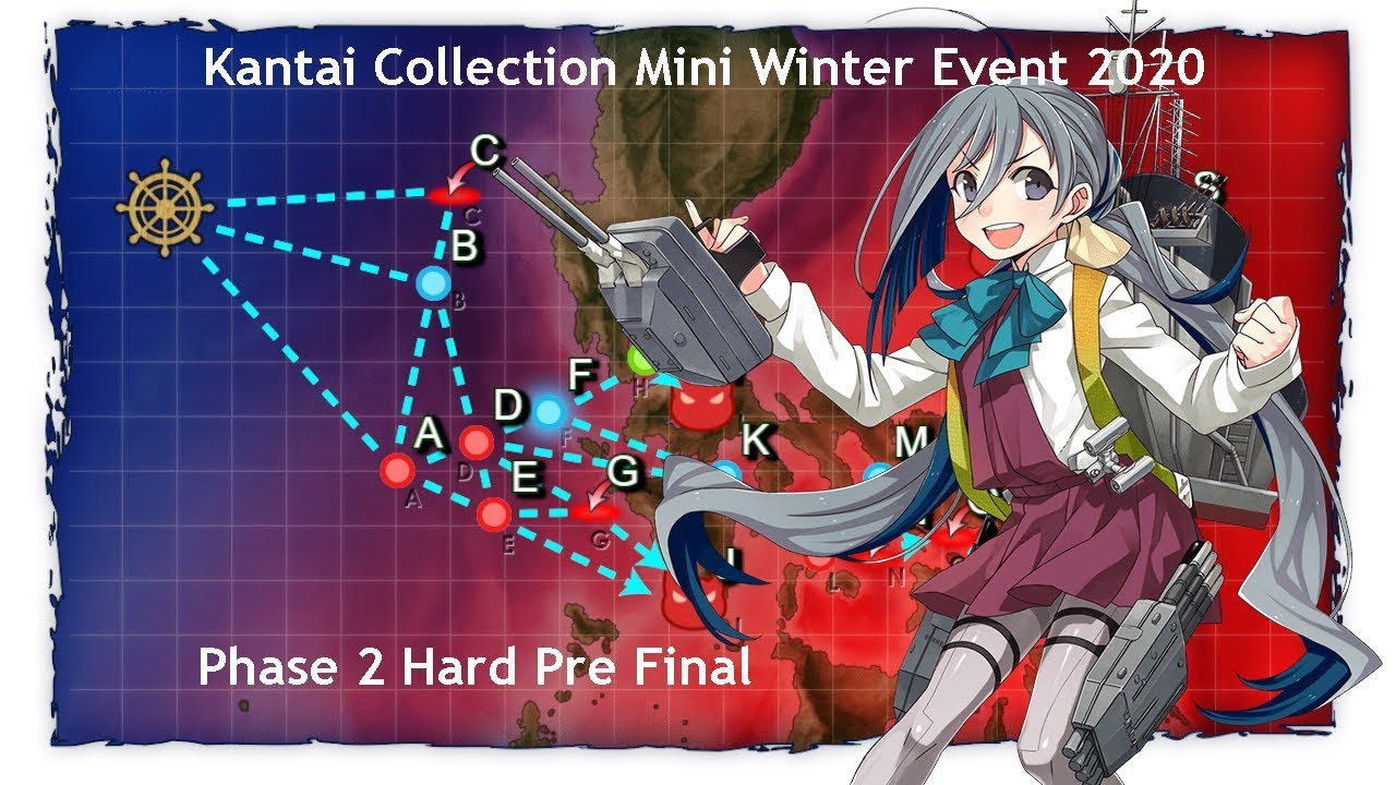 Kantai Collection Winter Mini Event 2020 [E-1 Hard] Phase 2 pre final