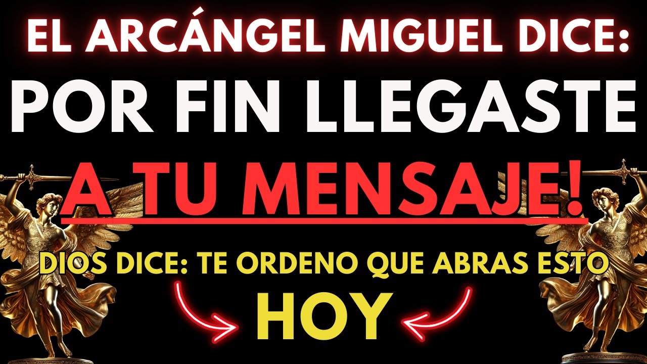 DIOS DICE: POR FIN LLEGASTE A TU MENSAJE! RECIBE TU DINERO AHORA MISMO!
