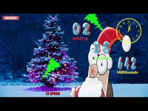 🎄Christmas Tree🤶 5 minute  timer  countdown alarm🔔