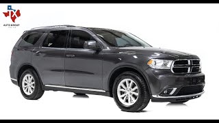 2015 Dodge Durango SXT RWD 7-Passenger SUV - 290 Horsepower 3.6L V6 - For Sale