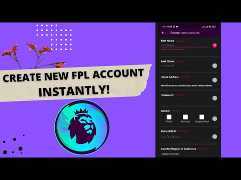 How To Create FPL Account On Android? Register Fantasy Premier League Account! {2022}