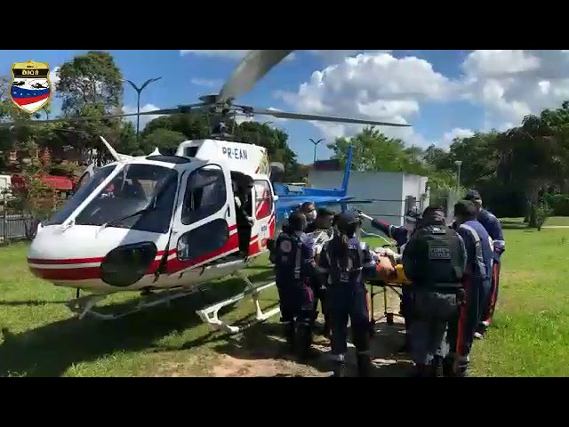 Helicóptero da SSP faz resgate de PM envolvido em grave acidente de trânsito