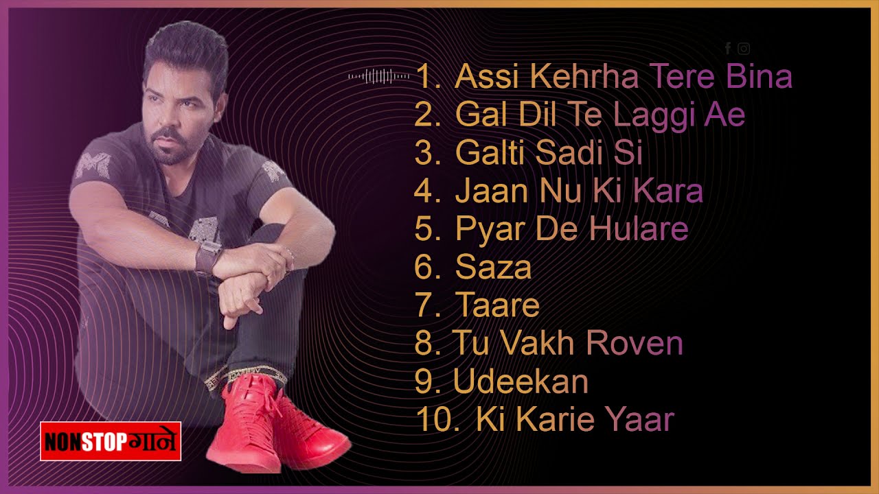 Top 10 Non Stop Punjabi Sad Songs by Kanth Kaler  Non Stop Gaane