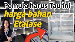 Complete aluminum display case materials | latest prices