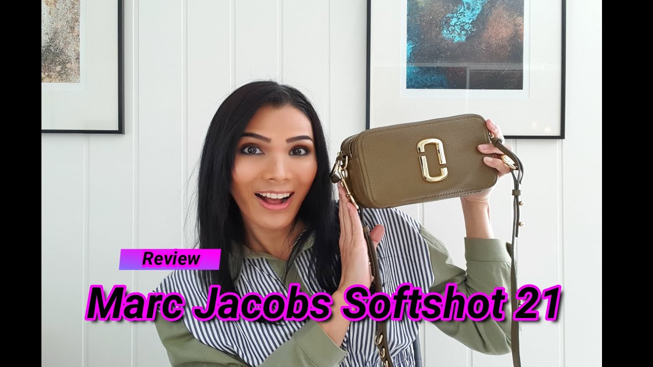what's in my bag ✨ my essentials + marc jacobs softshot 21 review 