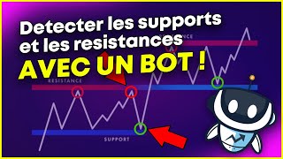 Un BOT qui détècte les niveaux de prix important du Bitcoin ?! Support et résitances !