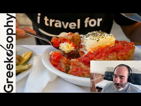 Greek food reaction video - Mark Wiens Greek islands food tour in Crete