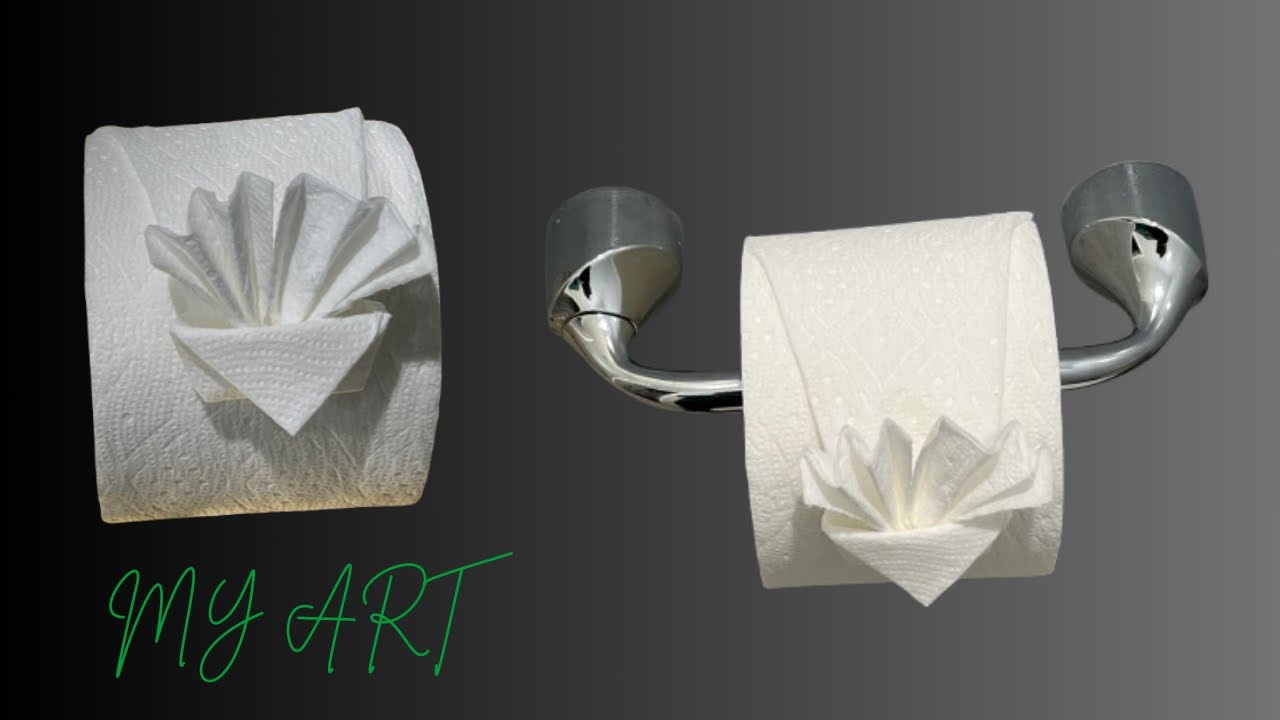 Toilet Roll Origami/ Home Decor Idea/ Folding Fan
